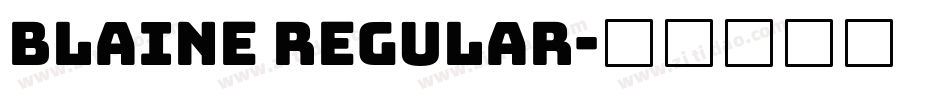 BLAINE Regular字体转换